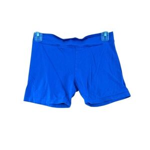 SO Blue Cotton Blend Shorts